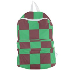 Background Checkers Squares Tile Foldable Lightweight Backpack by Sapixe