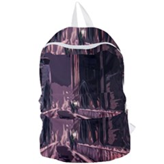 Texture Abstract Background City Foldable Lightweight Backpack by Sapixe