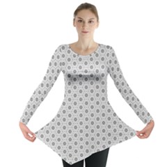 Geometric Pattern Light Long Sleeve Tunic  by jumpercat