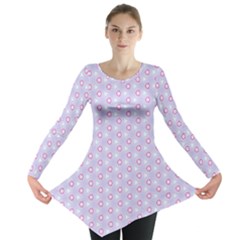 Light Tech Fruit Pattern Long Sleeve Tunic  by jumpercat