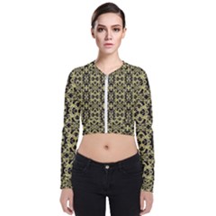 Golden Ornate Intricate Pattern Bomber Jacket by dflcprints