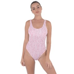 Elios Shirt Faces In White Outlines On Pale Pink Cmbyn Bring Sexy Back Swimsuit by PodArtist