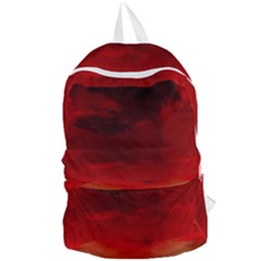 Flaming Skies Ominous Fire Clouds Foldable Lightweight Backpack by Sapixe