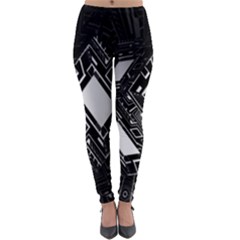 Technoid Future Robot Science Lightweight Velour Leggings by Sapixe