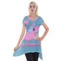 Long distance lover - Cute Unicorn Short Sleeve Side Drop Tunic View1