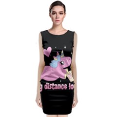 Long Distance Lover - Cute Unicorn Classic Sleeveless Midi Dress by Valentinaart