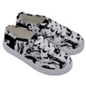 Pattern Color Painting Dab Black Kids  Classic Low Top Sneakers View3