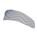 White Fabric Pattern Textile Stretchable Headband View1