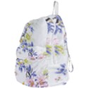 Lily Hand Painted Iris Foldable Lightweight Backpack View4