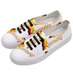 German Soccer Player Germany German Flag Colors Black Gold Red Logo Typography Sports Women s Classic Low Top Sneakers by yoursparklingshop