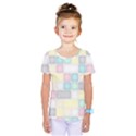 Background Abstract Pastels Square Kids  One Piece Tee View1