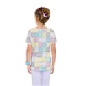 Background Abstract Pastels Square Kids  One Piece Tee View2