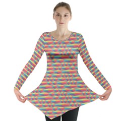 Background Abstract Colorful Long Sleeve Tunic  by Nexatart