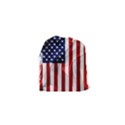 American Usa Flag Vertical Drawstring Pouches (XS)  View2