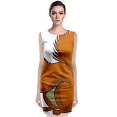 Squirrel Animal Pet Classic Sleeveless Midi Dress by Sapixe