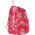 Red chinese inspired  style design  Foldable Lightweight Backpack View3