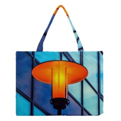 Orange Light Medium Tote Bag by FunnyCow