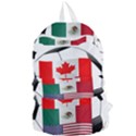 United Football Championship Hosting 2026 Soccer Ball Logo Canada Mexico Usa Foldable Lightweight Backpack View1