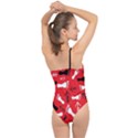 RED SWATCH#2 Classic One Shoulder Swimsuit View2