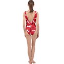 RED SWATCH#2 Center Cut Out Swimsuit View2