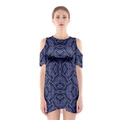 Modern Orante Pattern Shoulder Cutout One Piece by dflcprints