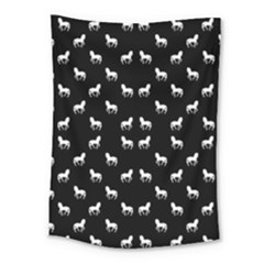 Silhouette Graphic Horses Pattern 7200 Medium Tapestry by dflcprints