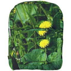 Yellow Dandelion Flowers In Spring Full Print Backpack by FunnyCow