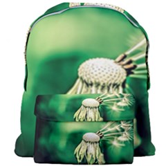 Dandelion Flower Green Chief Giant Full Print Backpack by FunnyCow