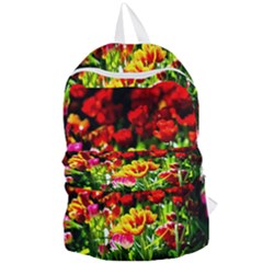 Colorful Tulips On A Sunny Day Foldable Lightweight Backpack by FunnyCow