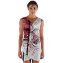 Abstract Art Of Grunge Wood Wrap Front Bodycon Dress View1