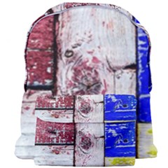 Abstract Art Of Grunge Wood Giant Full Print Backpack by FunnyCow