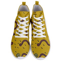 Swimming Worms Men s Lightweight High Top Sneakers by snowwhitegirl