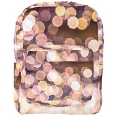 Warm Color Brown Light Pattern Full Print Backpack by FunnyCow