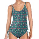 Teal Hats Tankini Set View1