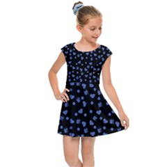 Blue Hearts Kids Cap Sleeve Dress by snowwhitegirl