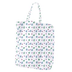 White Milk Hearts Giant Grocery Tote by snowwhitegirl