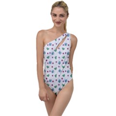 White Milk Hearts To One Side Swimsuit by snowwhitegirl