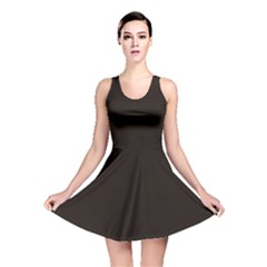 Dark Brown Reversible Skater Dress by snowwhitegirl