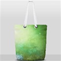 Galaxy Green Full Print Rope Handle Tote (Small) View2