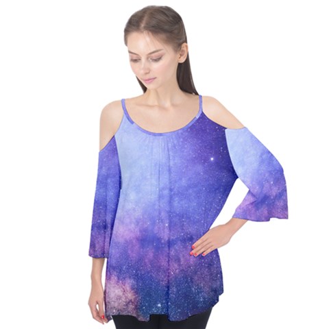 Galaxy Flutter Tees by snowwhitegirl