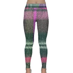 Pink Plaid Flannel Classic Yoga Leggings by snowwhitegirl