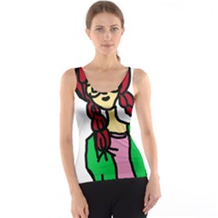 Nerdy Girl Tank Top by snowwhitegirl