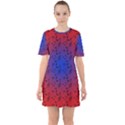 Red Music Blue Moon Sixties Short Sleeve Mini Dress View1