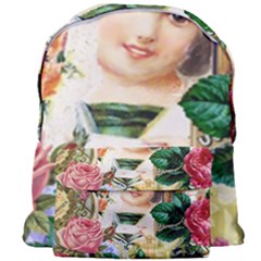 Little Girl Victorian Collage Giant Full Print Backpack by snowwhitegirl