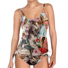 Victorian Collage Tankini Set by snowwhitegirl