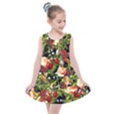 Fruit Blossom Black Kids  Summer Dress View1