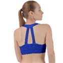 Blue Glitter Sweetheart Sports Bra View2