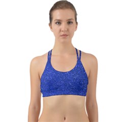 Blue Glitter Back Web Sports Bra by snowwhitegirl