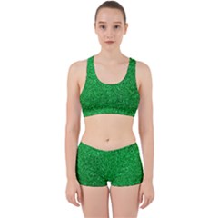 Green Glitter Work It Out Gym Set by snowwhitegirl