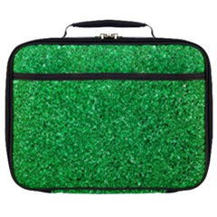 Green Glitter Full Print Lunch Bag by snowwhitegirl